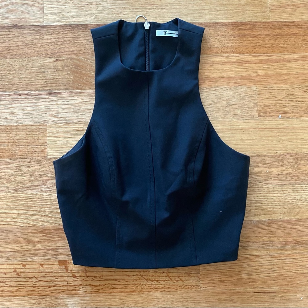 Alexander Wang Black Halter Neck Tank